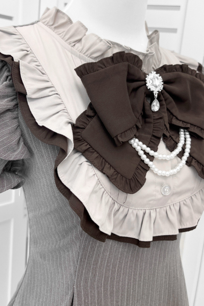 リボン地雷ダークサブカルチャーワンピース