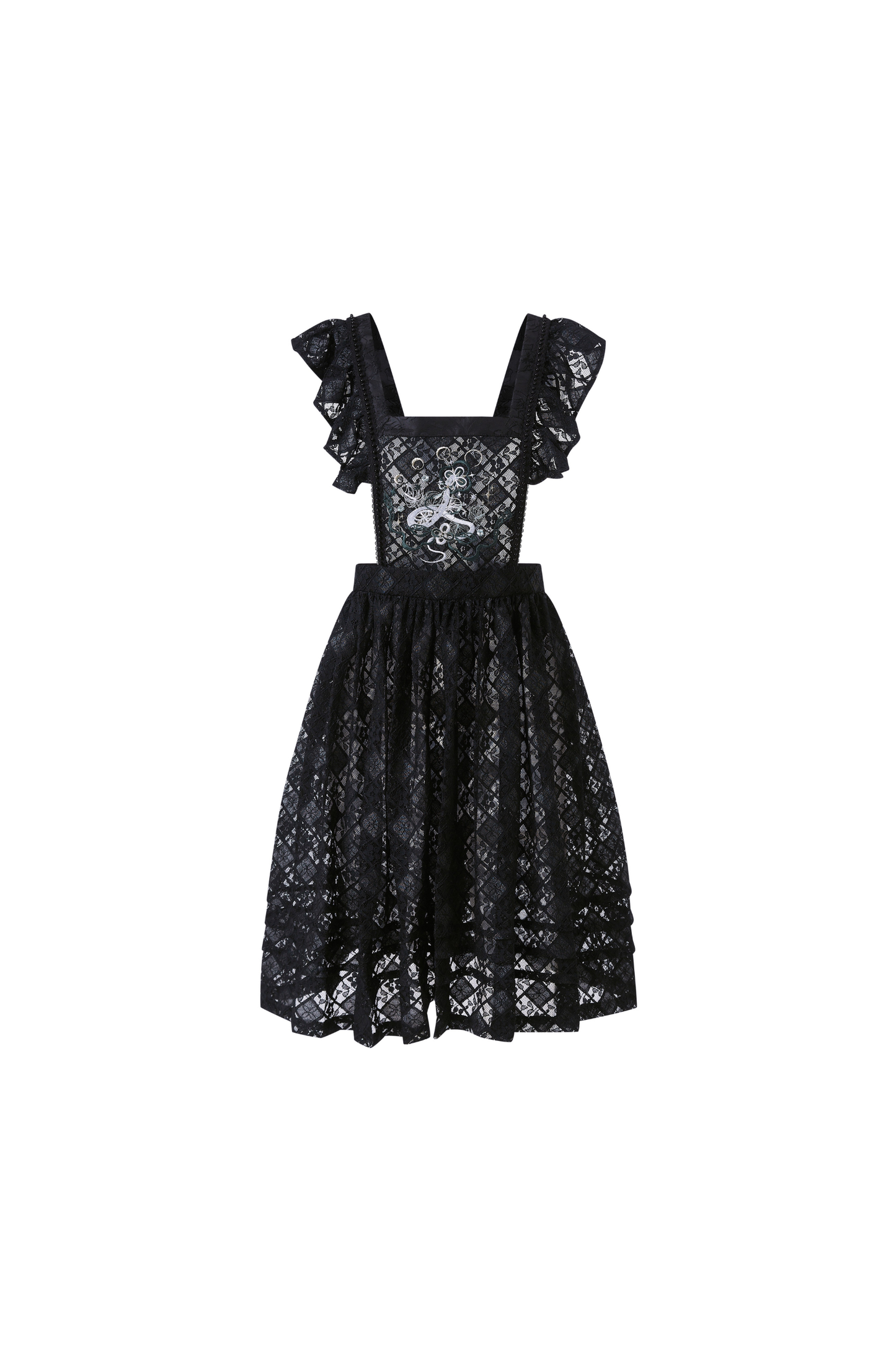 Dark retro jacket + skirt + long skirt + accessories