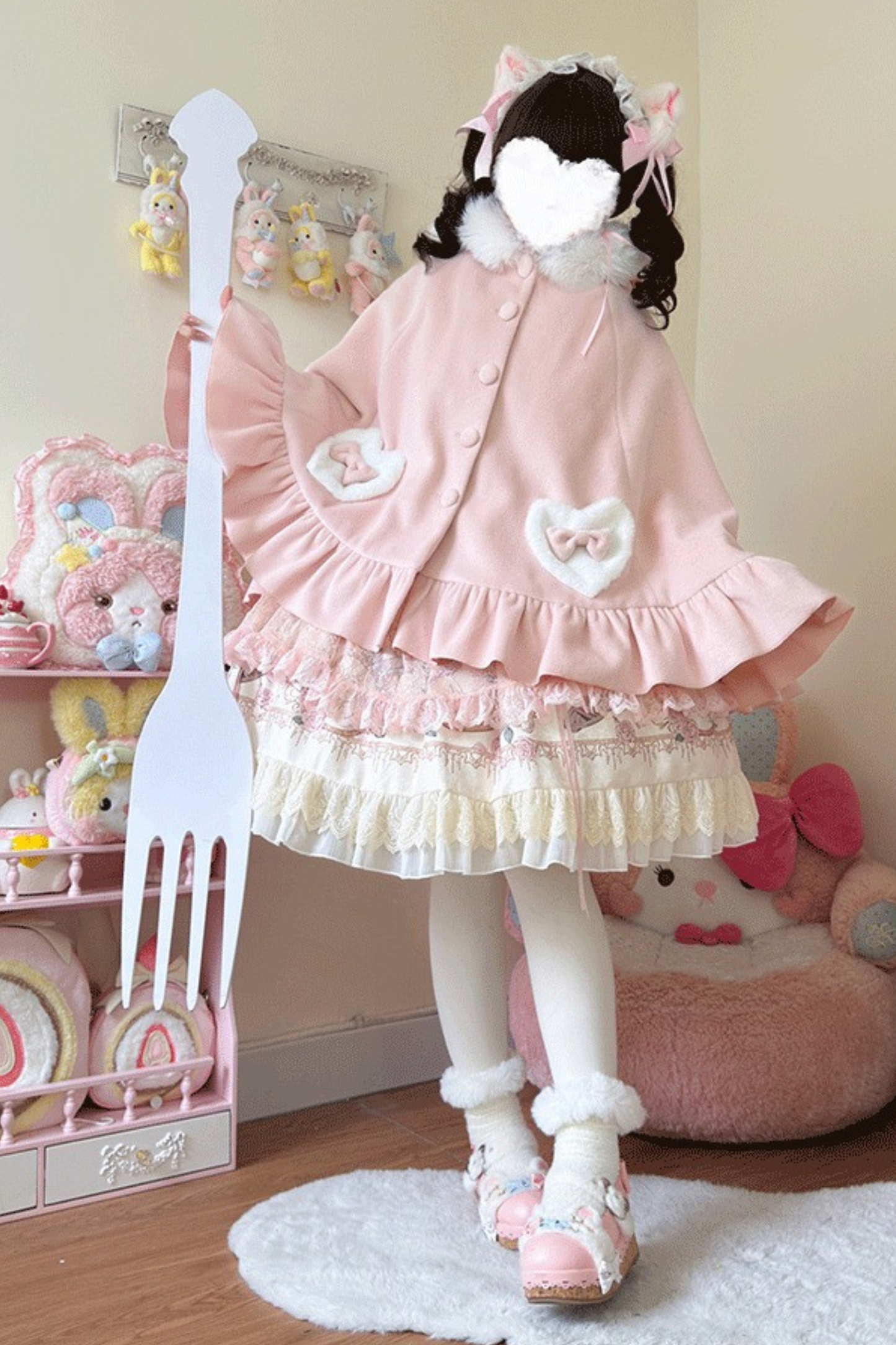 ラビットイヤーロリータコート