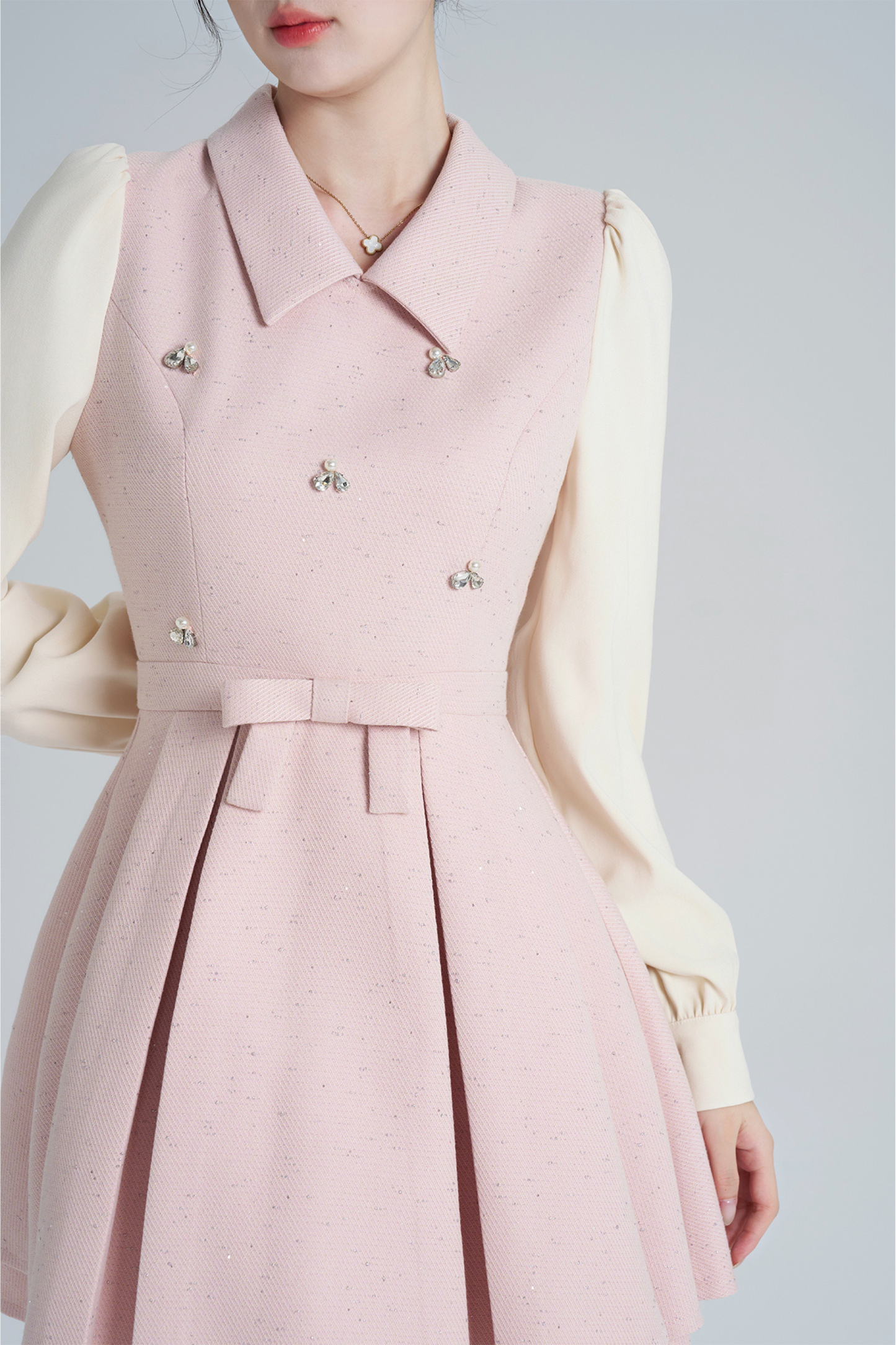 フレンチスイートスタイルリトルジュエルドレス