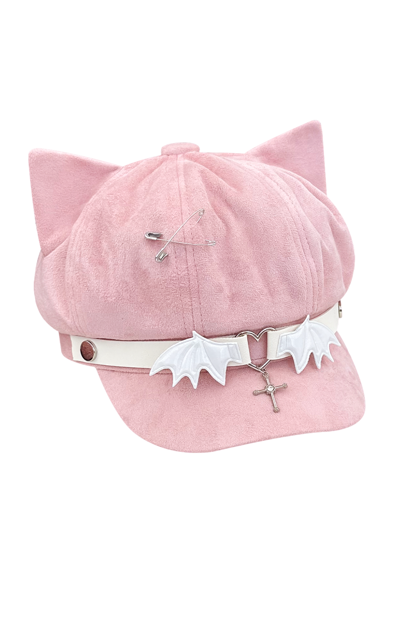 Y2K Blue Octagonal Newsboy Hat