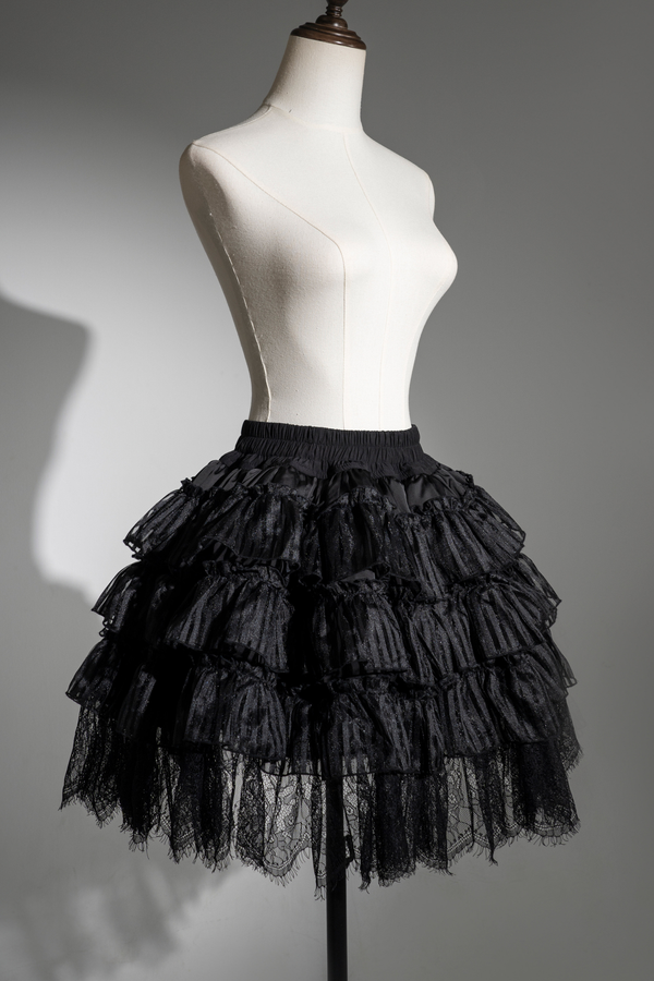 ゴシックバードロリータジャンパースカート+パンプキンパンツスカート+カーテンスカート