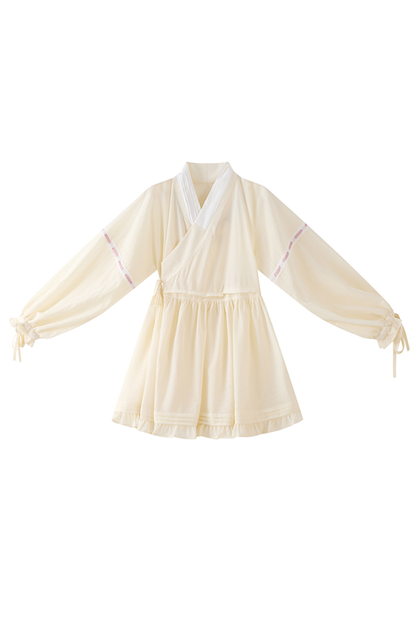 Sweet Chinese-Style Overskirt + Top + Skirt + Accessories