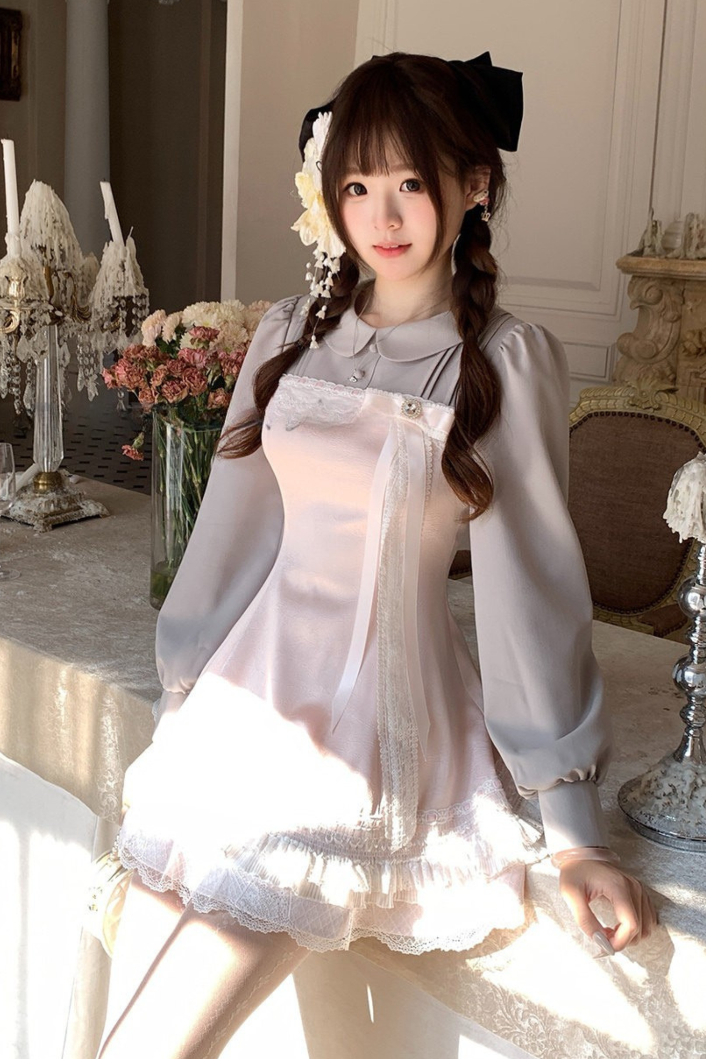 Sweet Lace Docking Dress