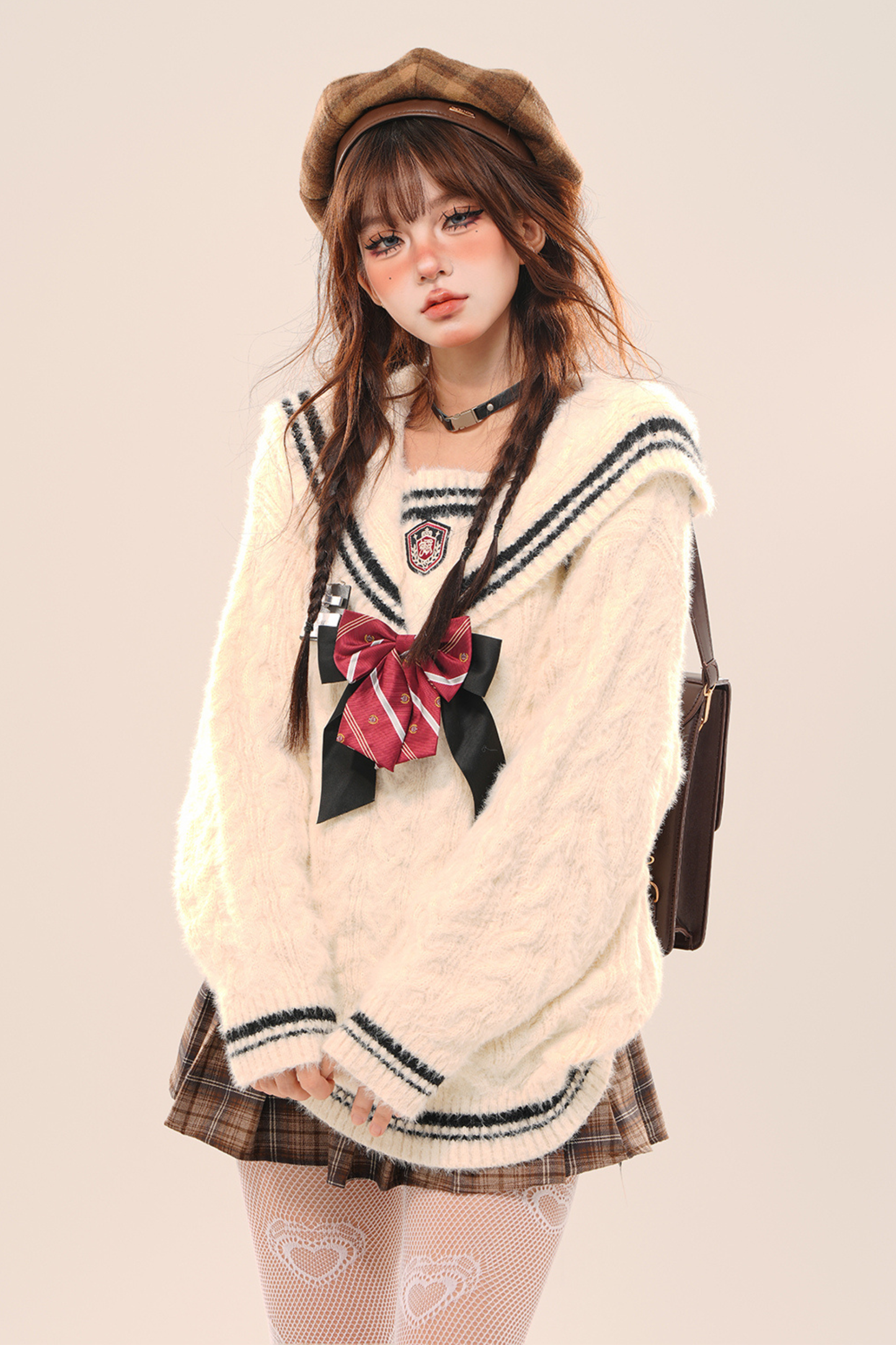 スクールセーラーニット