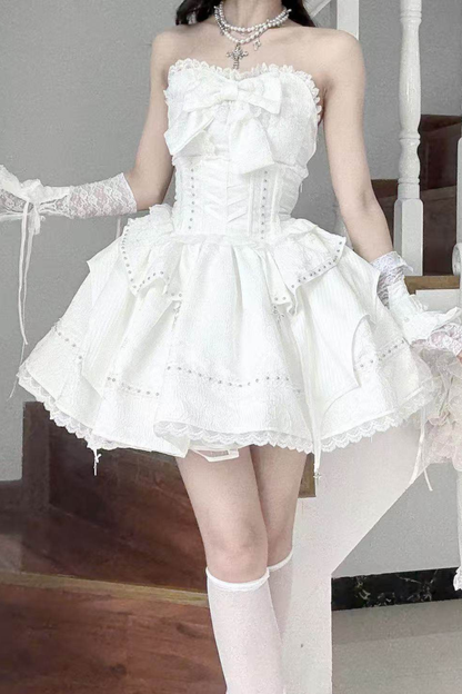 ミストホワイトゴシックロリータセット