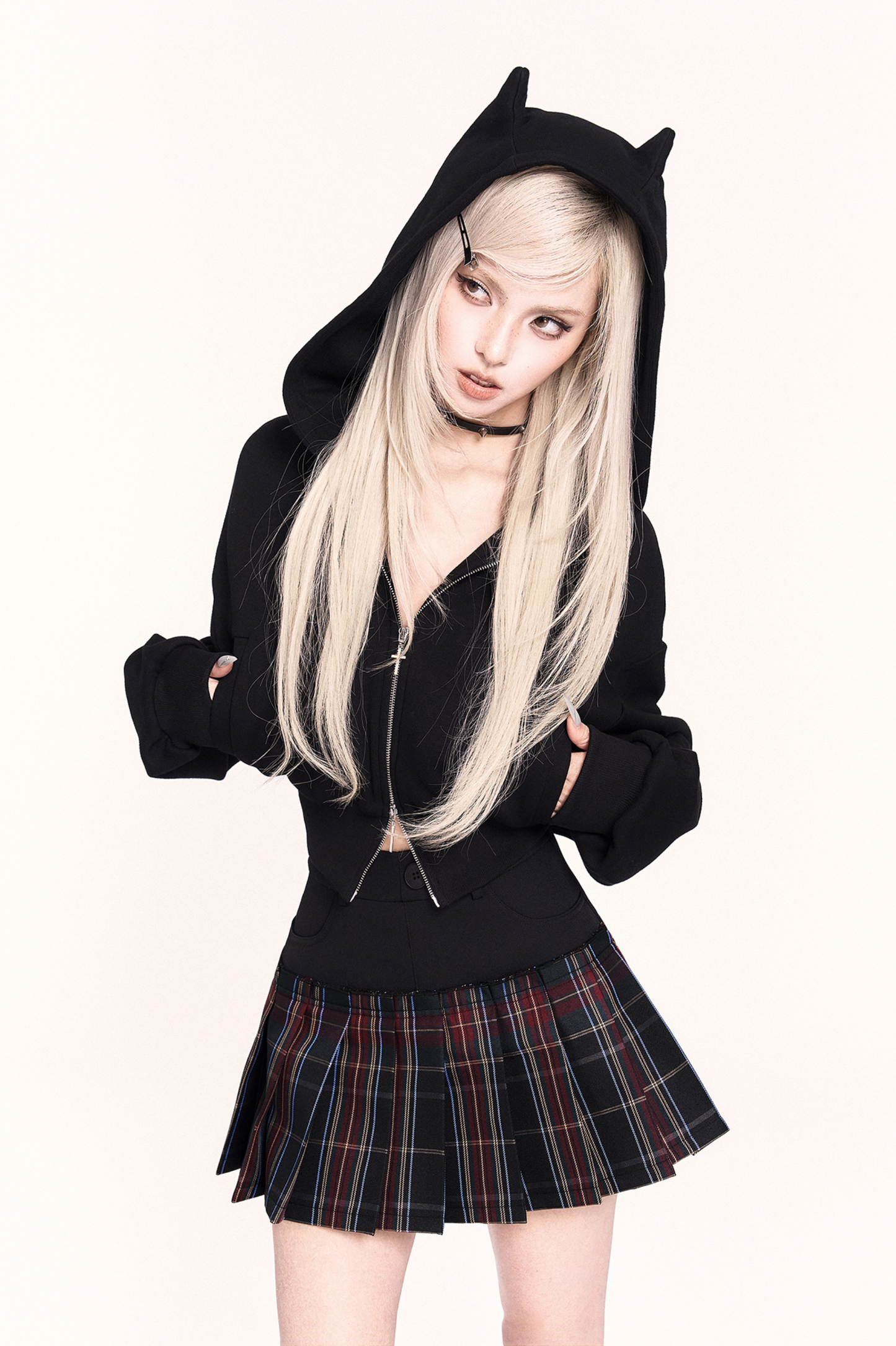 Y2kチェックスカート