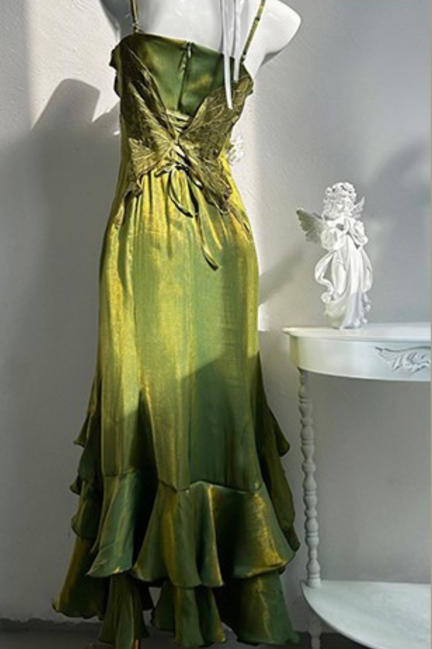 Amour Rose Burgundy Wizard of Oz Serena Purple Mermaid Dress Set