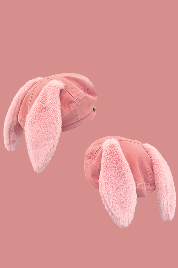 ファーバニーイヤーハット+ラムハット