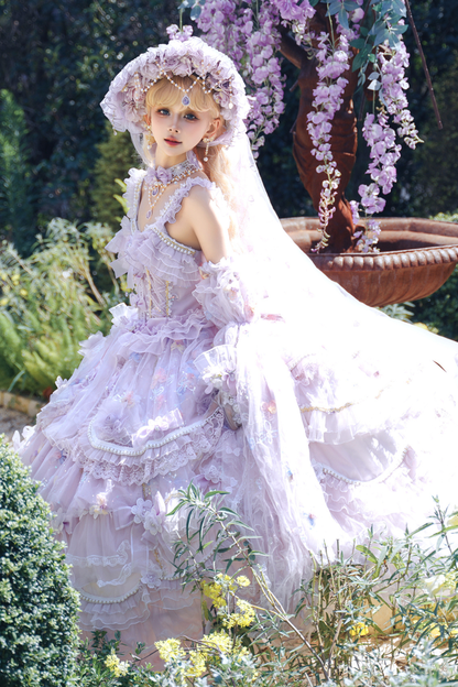 プリンセスセプターロリータアクセサリーハット+ネックレス+グローブ+セプター