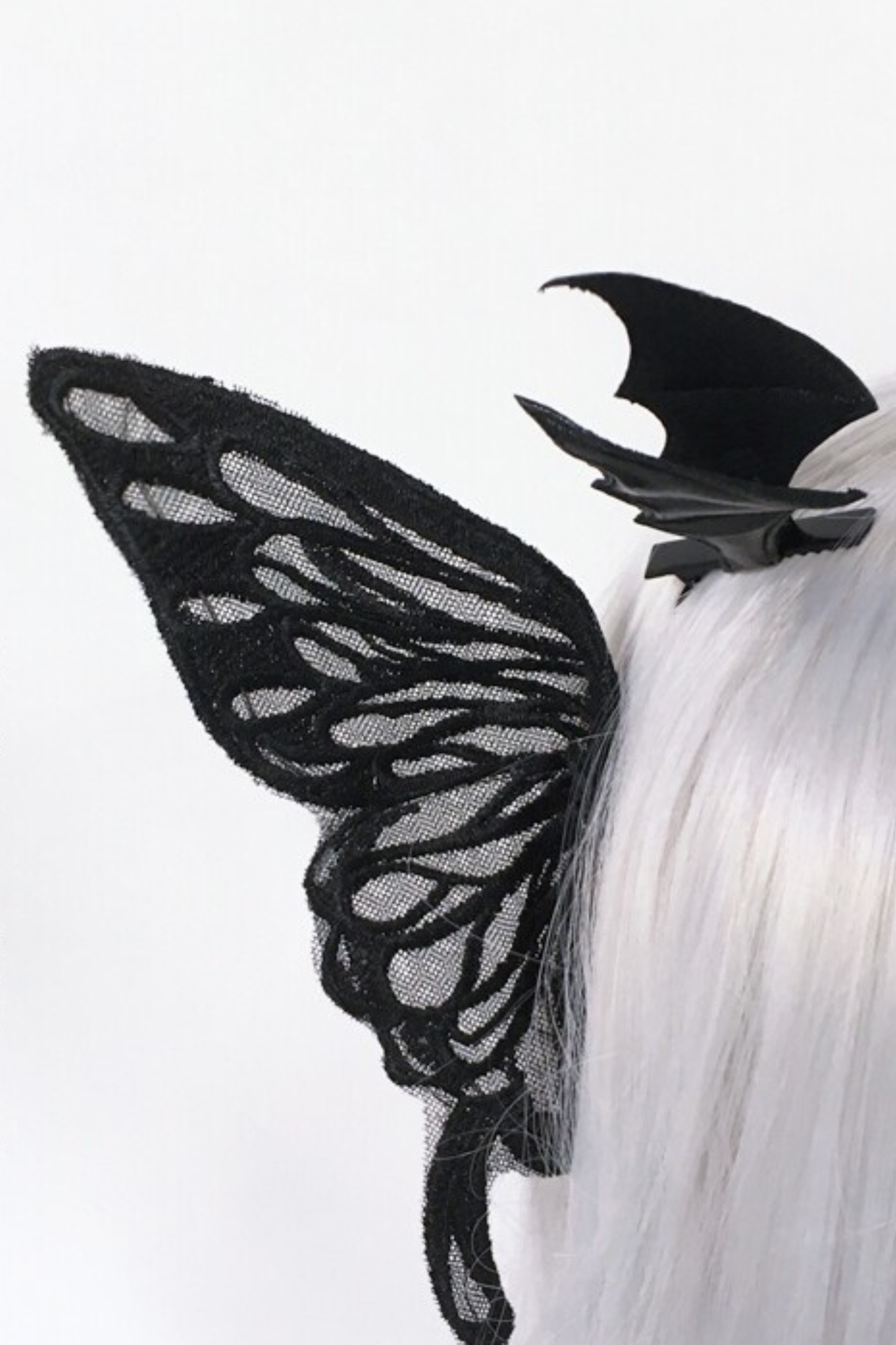 ゴシックバタフライデビルヘアアクセサリー