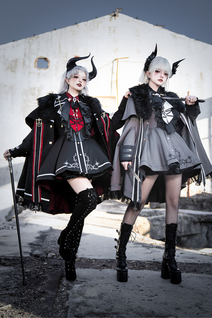 Fantasy Prince Army Coat + Cape + Shirt