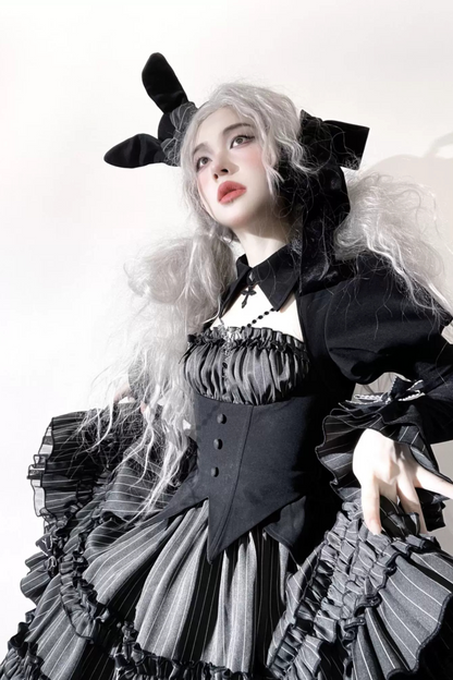 Rabbit Duke Gothic Lolita Dress + Bunny Ear Hat