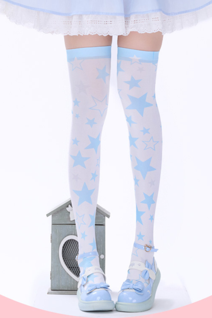 スターアシメニーハイソックス