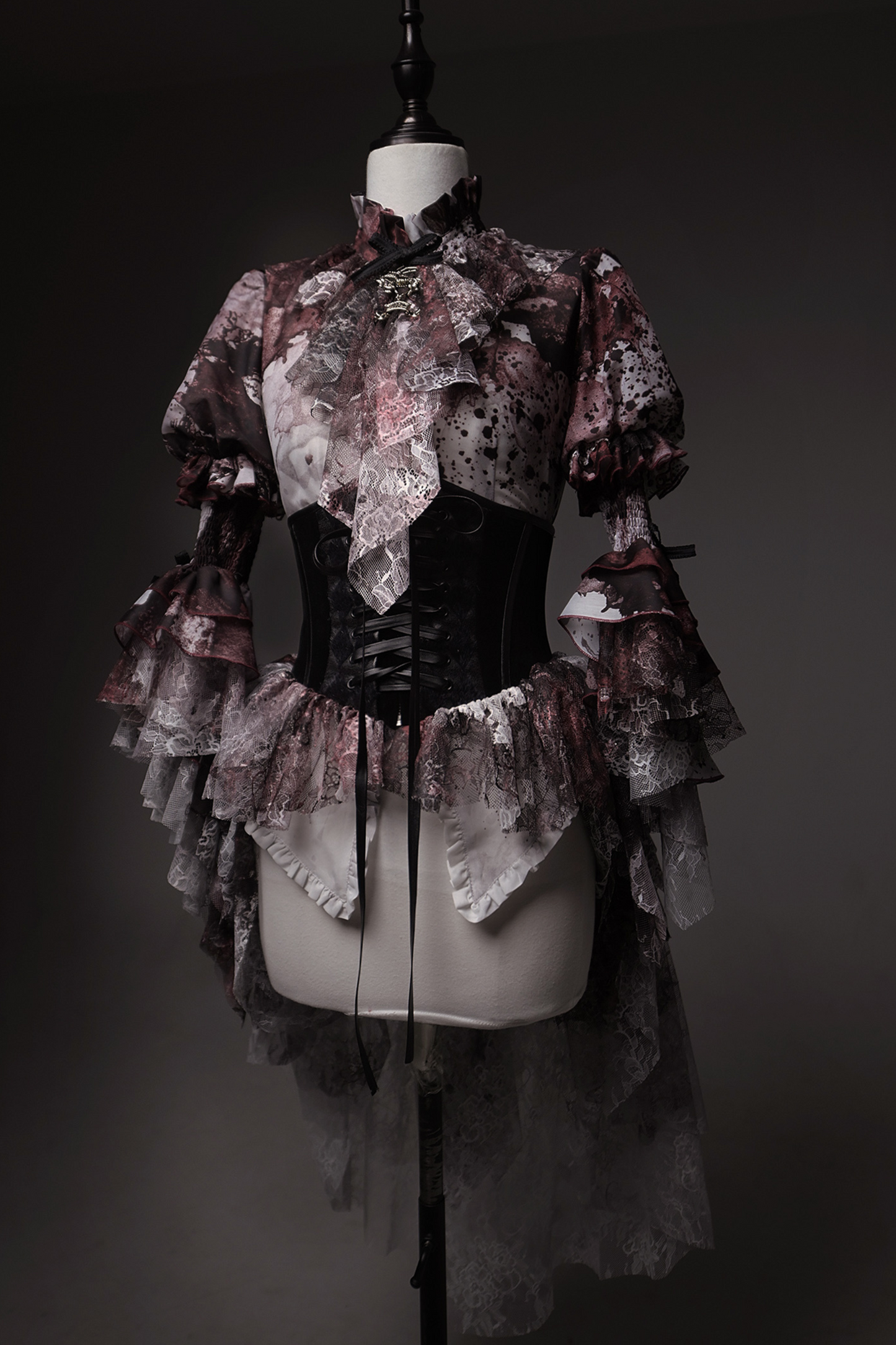 Horror Amusement Park Lace Waist Corset