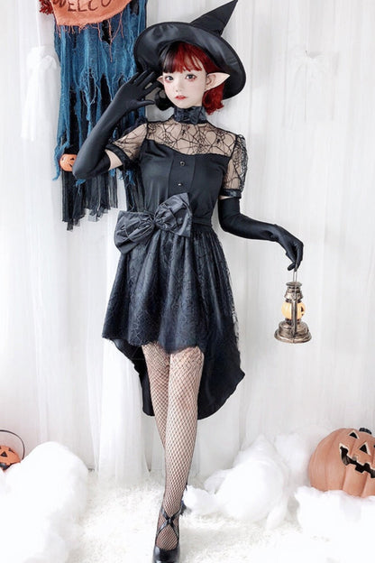 Halloween Witch Cosplay Dress Set