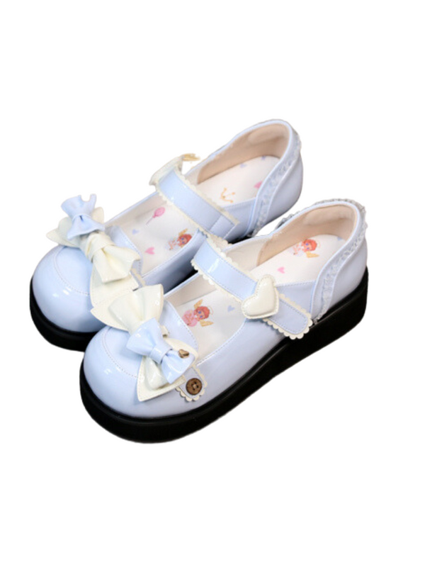 Round Toe Lolita Princess Platform Shoes