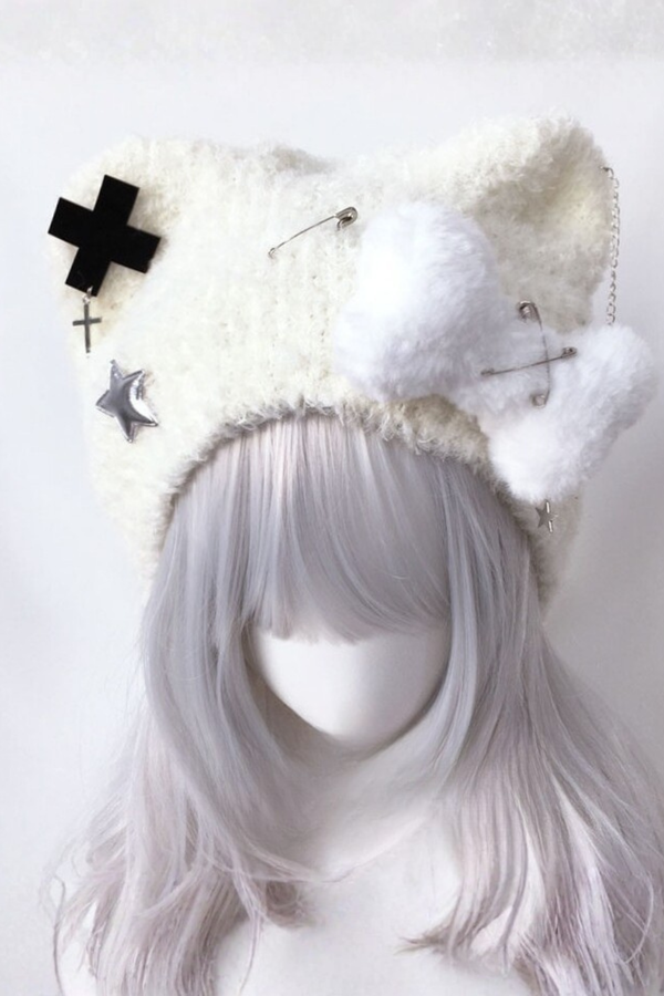 サブカルチャーベアニットハット