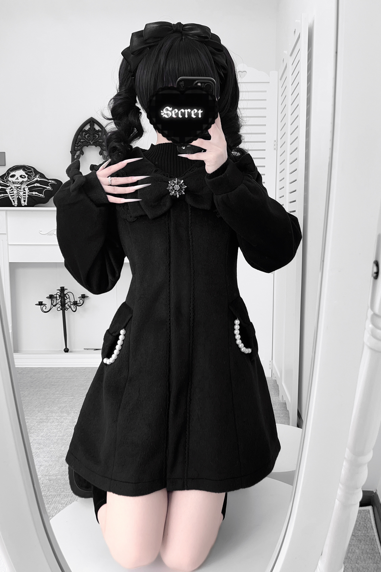 リボンフレアスイートコート