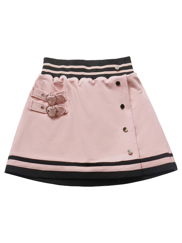 Pink Saber Starry College Baseball Suit