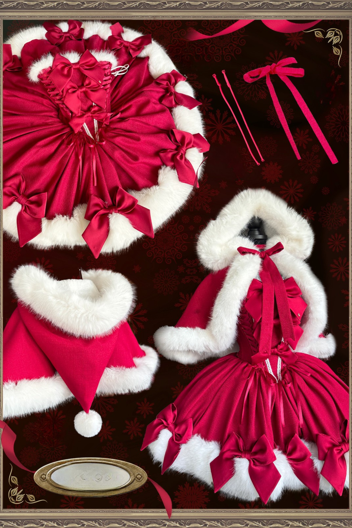 クリスマスボックスロリータドレスセット