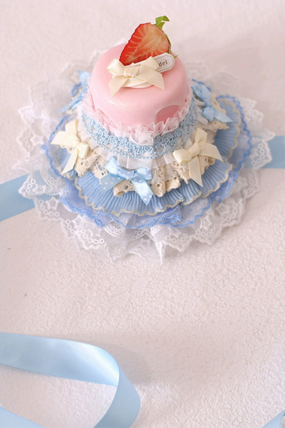 レースアンソニーケーキトッパーロリータハット