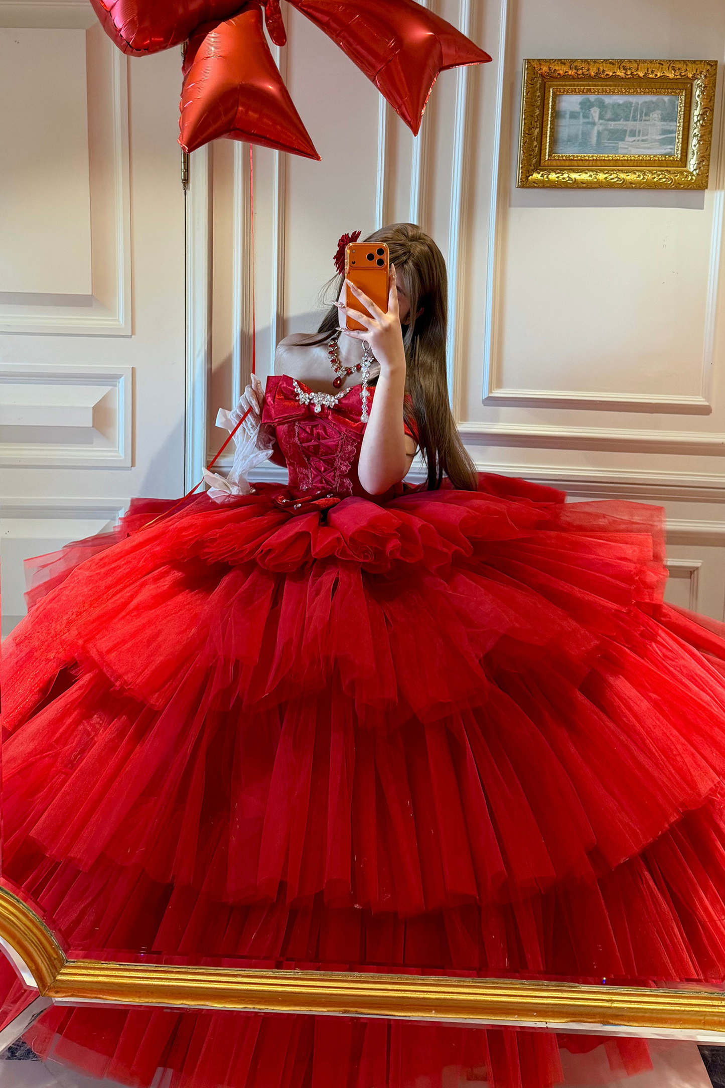 [3월 31일 예약마감] 엘레강스 퍼피 이터널 롱 스커트 + 리본 테일