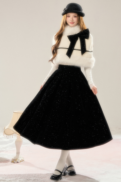 フレンチハイエンドマント +フレアスカート