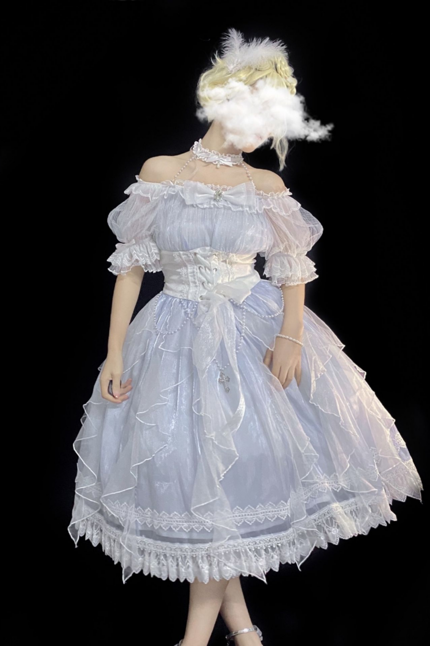 Sheer Blue Mermaid Lolita Dress