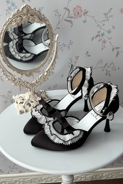 エレガントポインテッドトウロリータシューズ