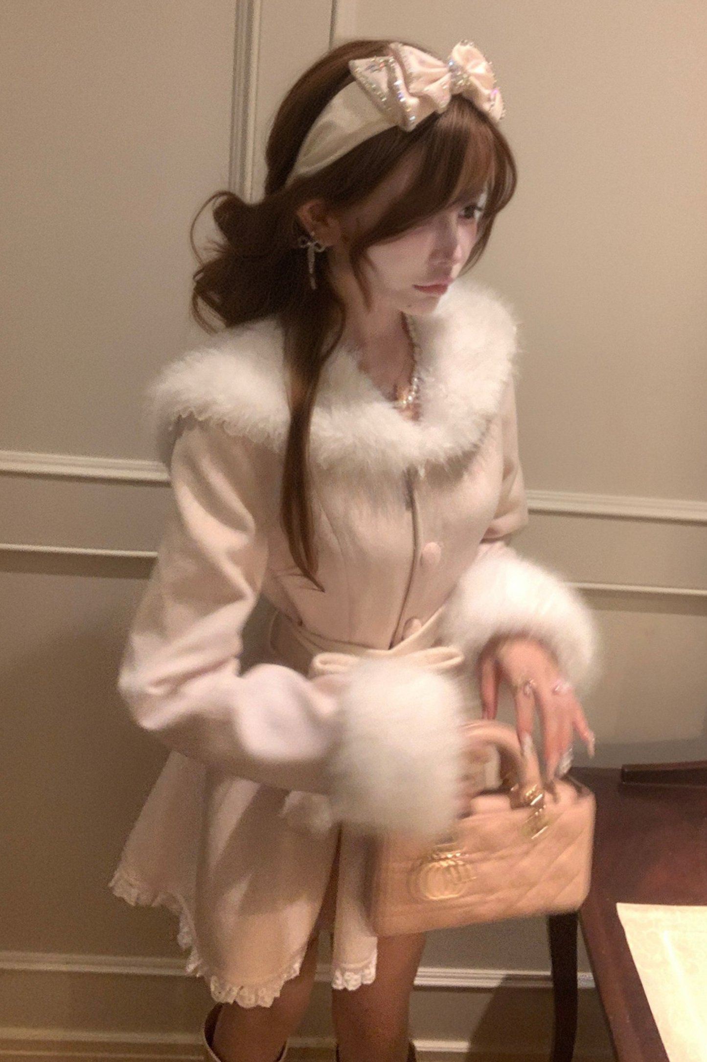 ピーチリボンウエストコート