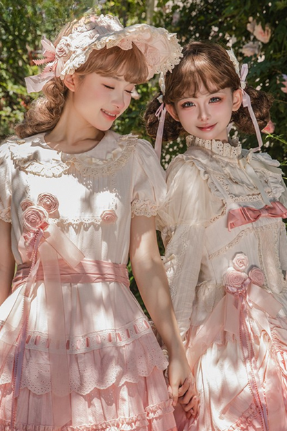 [Reservation Product] Frilled Gradient Princess Lolita Dress Set