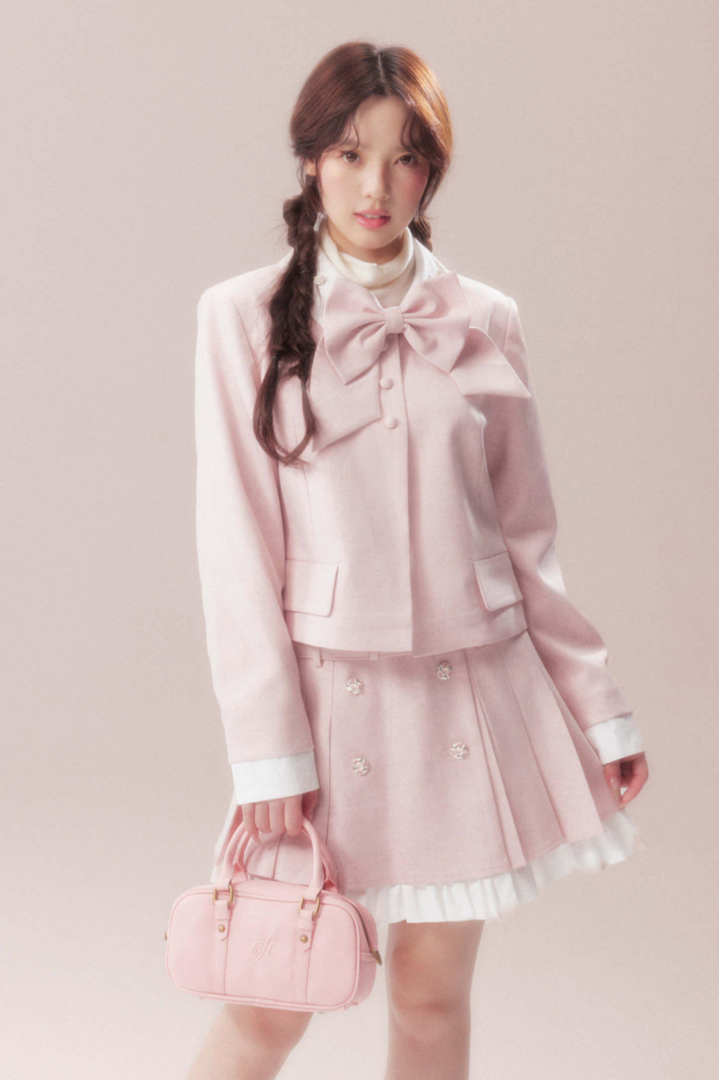 スイートリボンジャケット+プリーツスカート