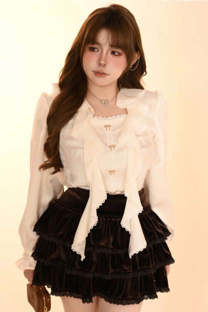 [Reservation product] Fat Mirica Barling Cake Skirt