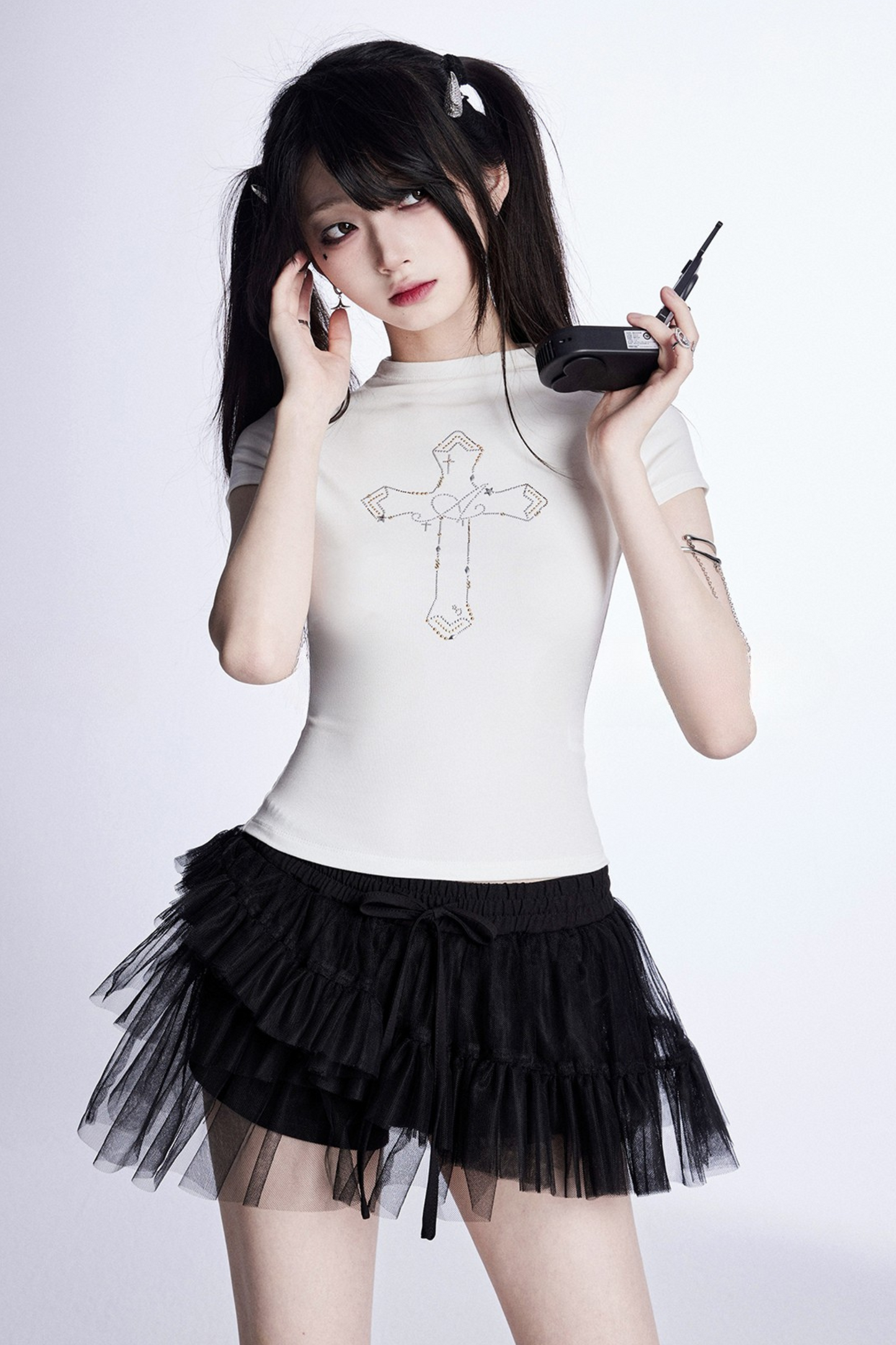 クロス ハーフスリーブ Tシャツ