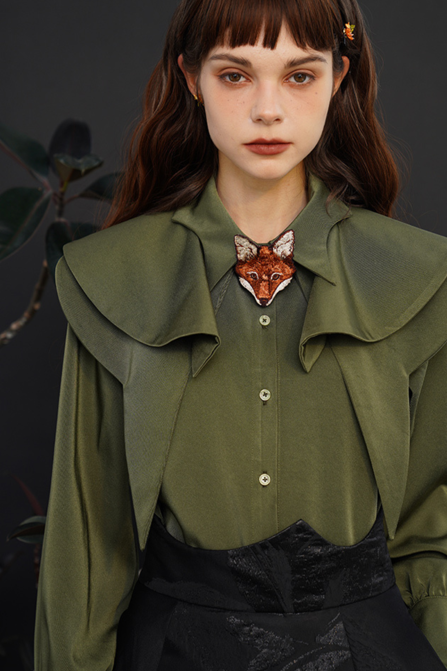 フレンチマントデザインレトロシャツ