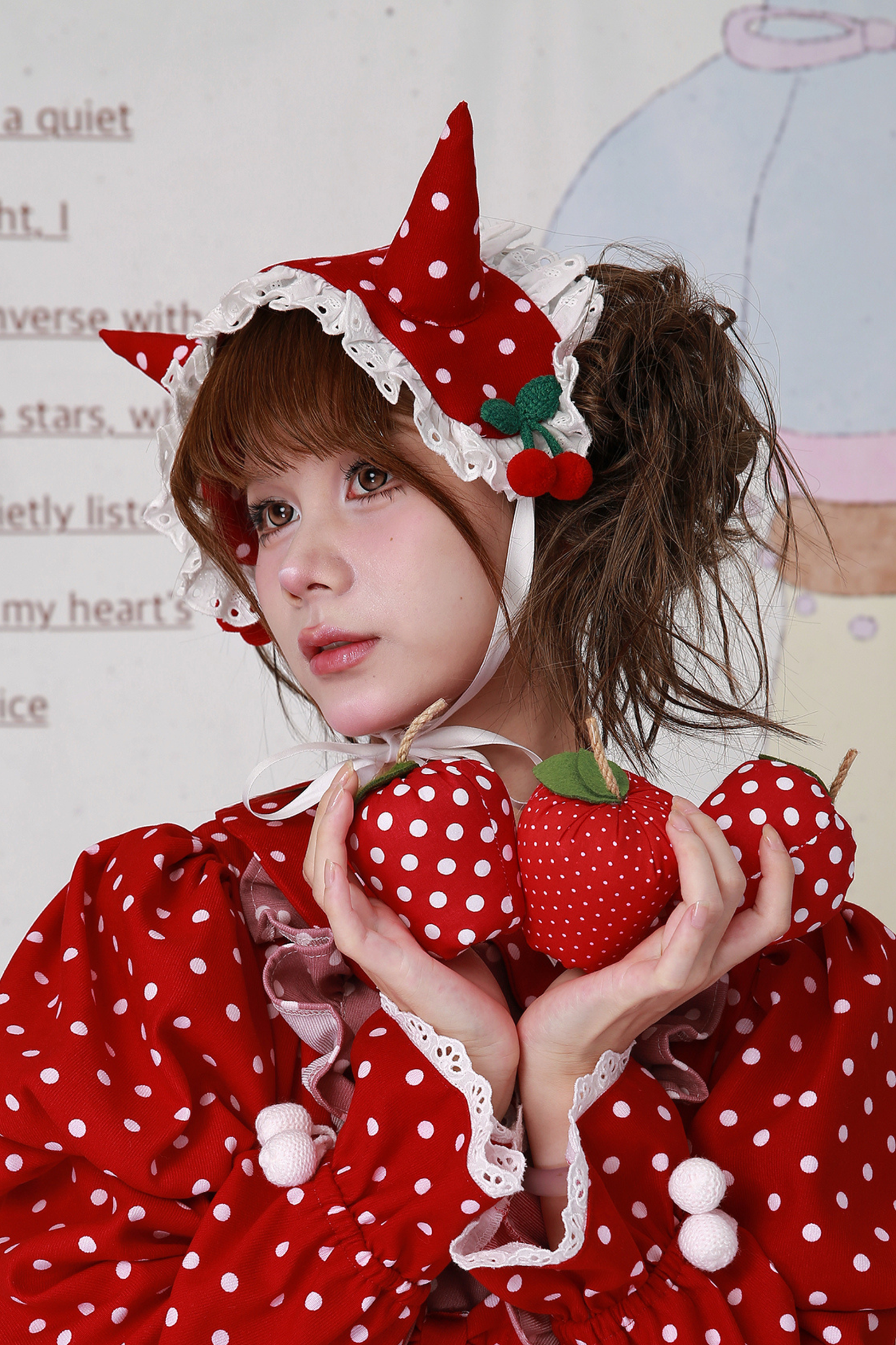 レトロポルカドットヘアバンド