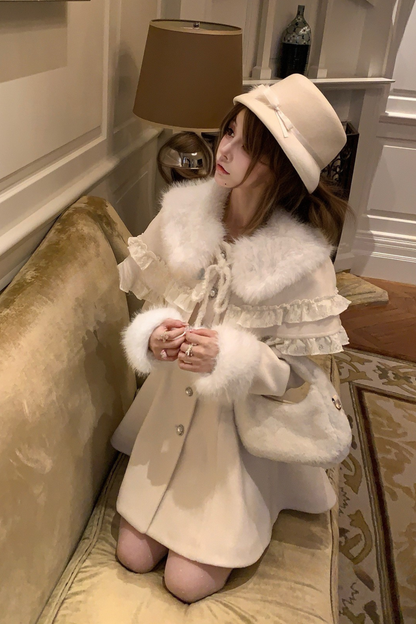 Fur Flair Pure White Coat