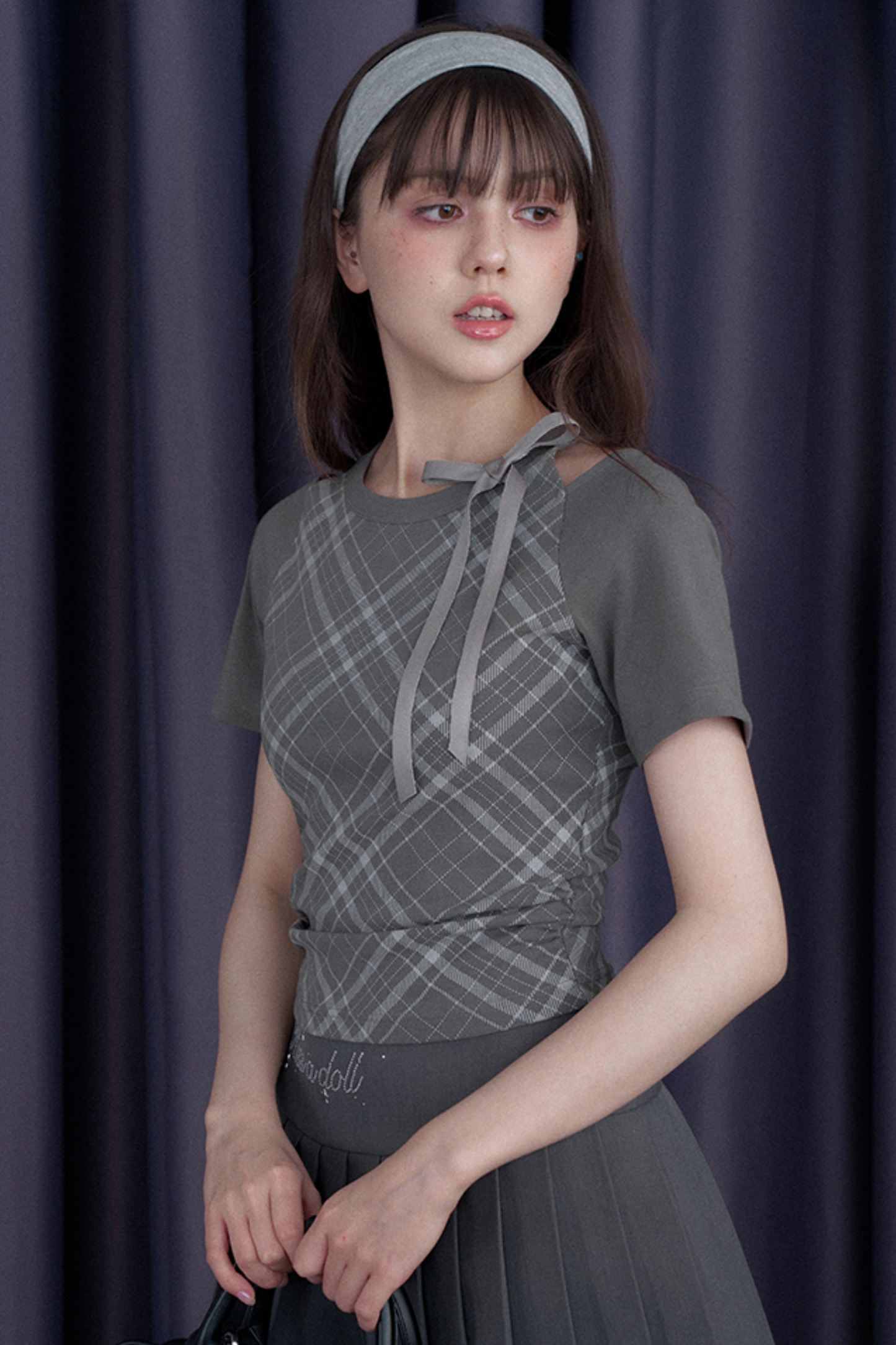 Camiseta peplum retro dulce