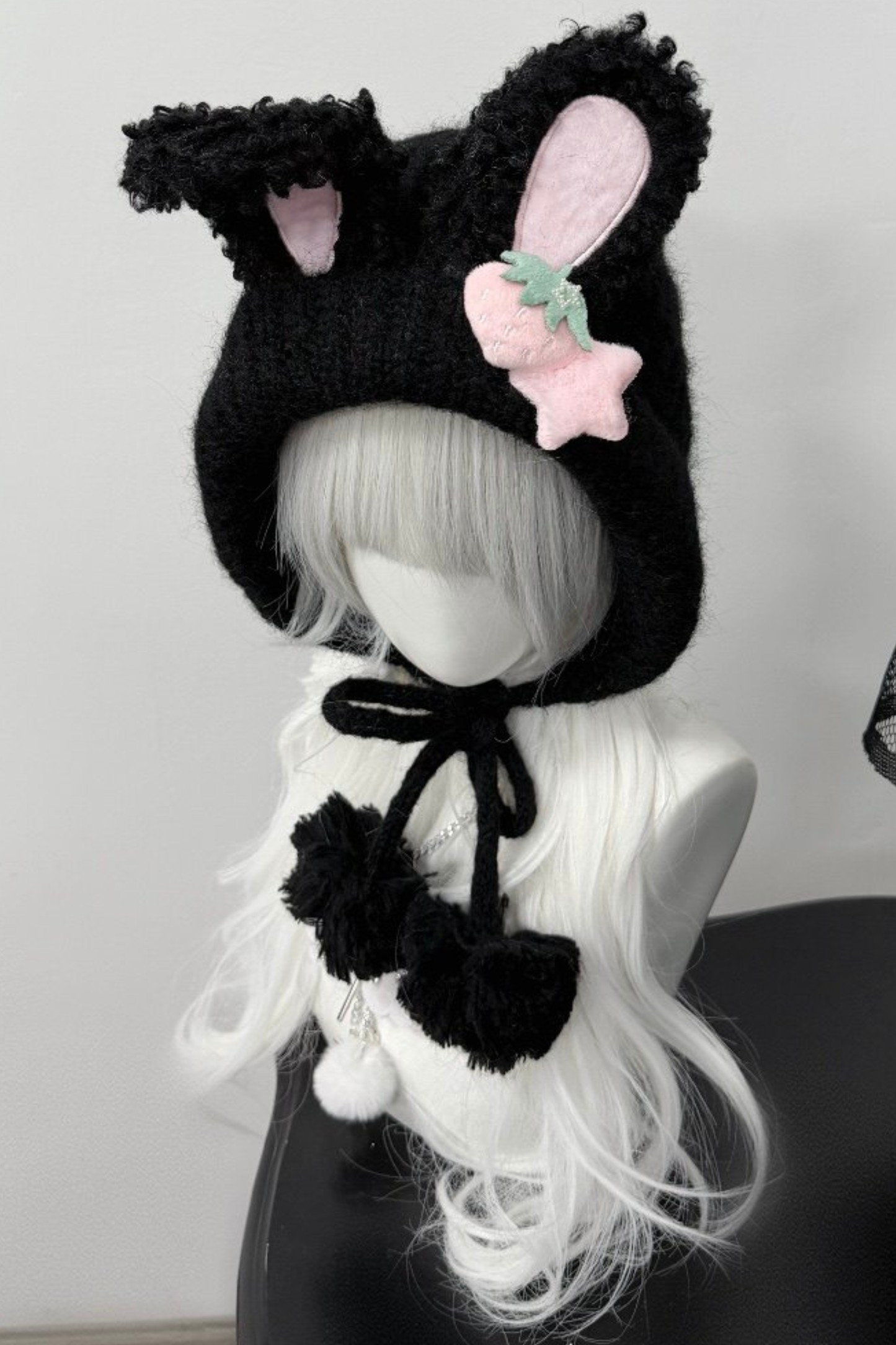 Rabbit Ear Knit Hat