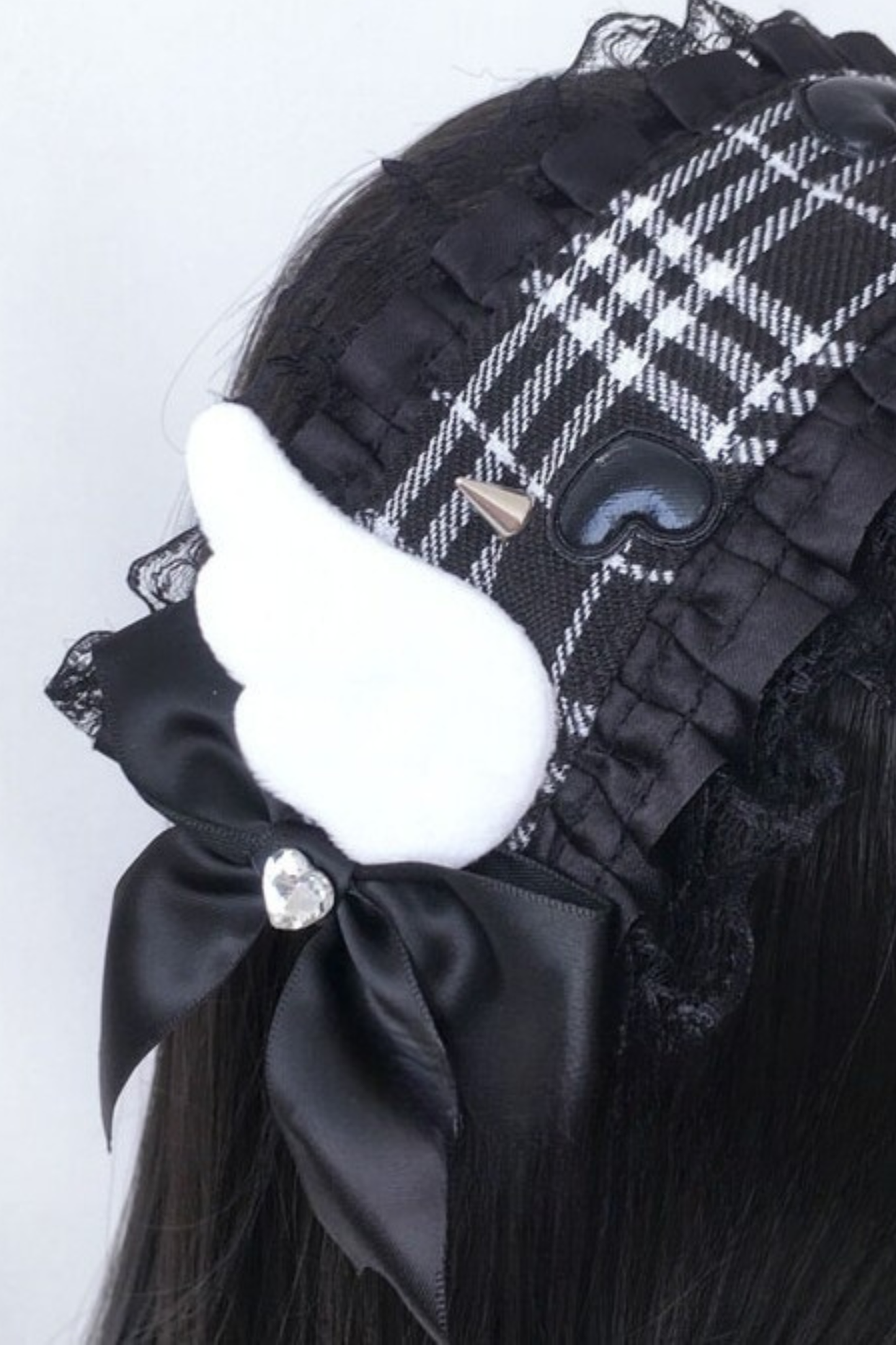 チェックウィングヘッドバンド