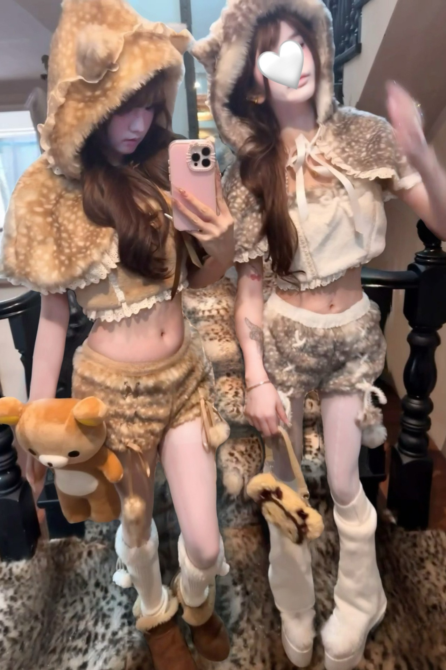 バンビマント+キャミソール+パンツ