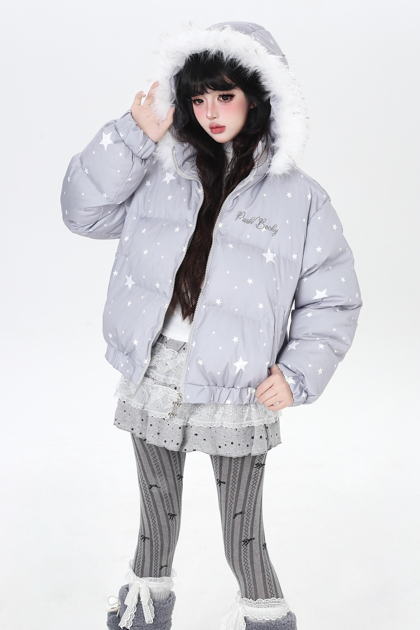 Star Design Down Jacket