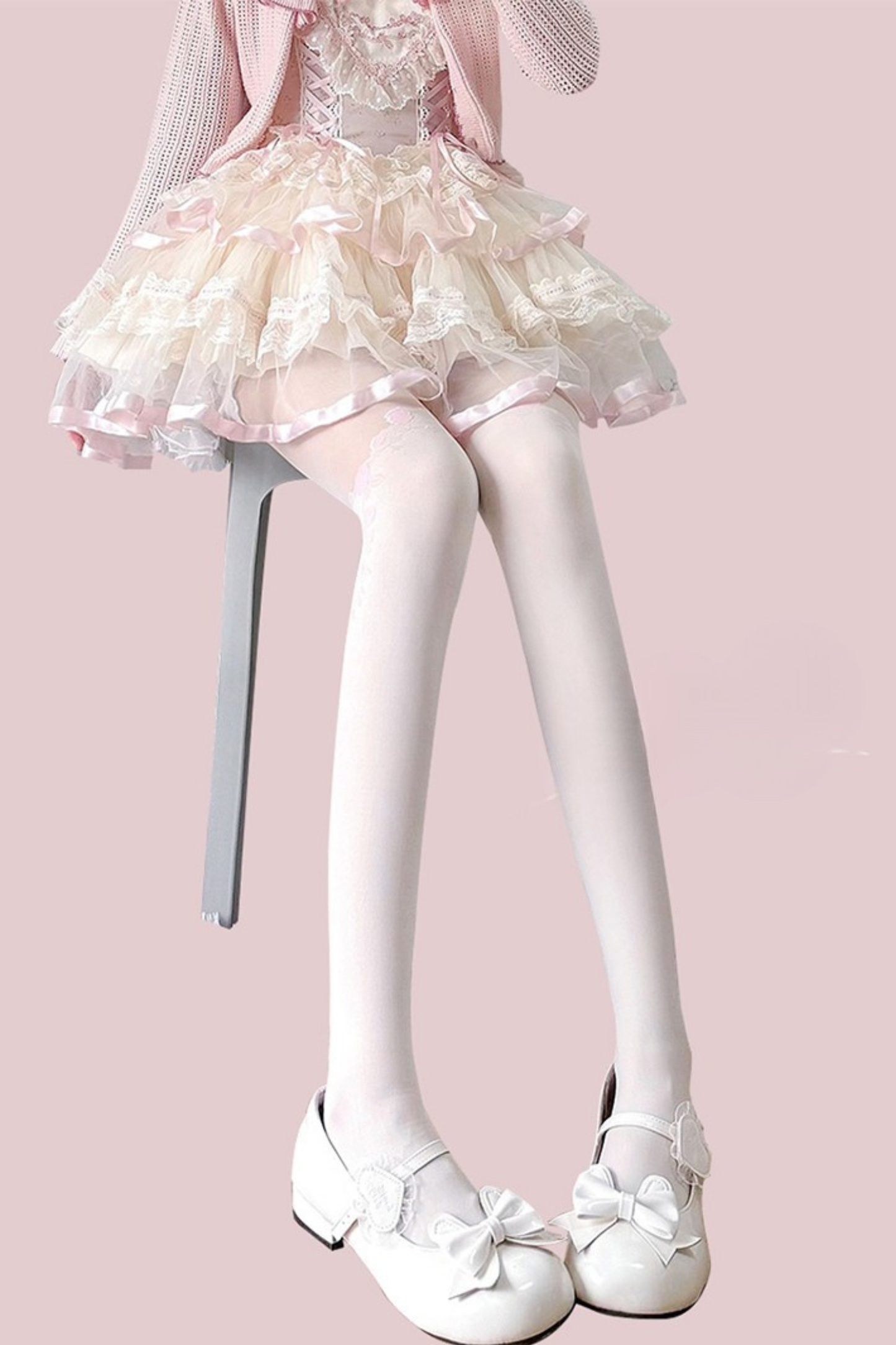 Rose Lolita Tights
