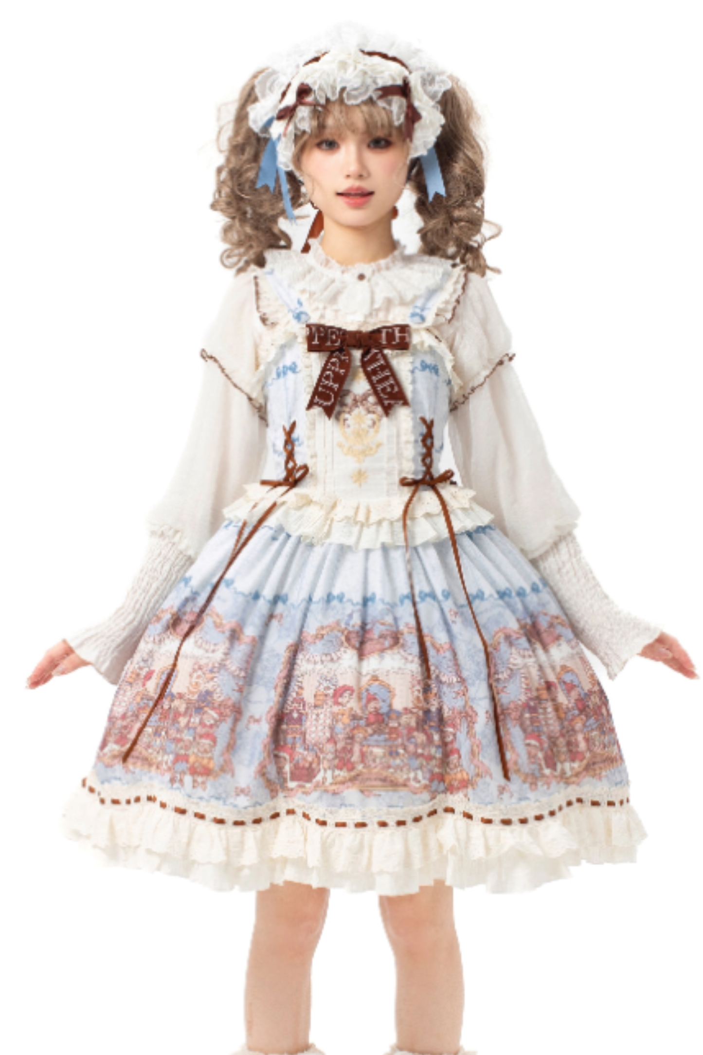 レトロアンティークロリータジャンパースカート