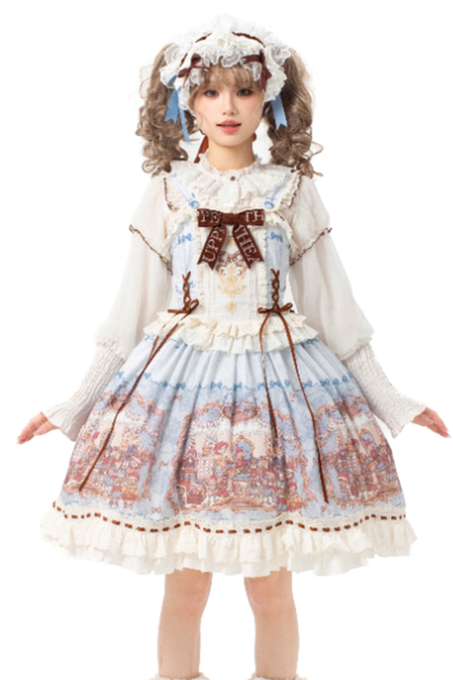 レトロアンティークロリータジャンパースカート