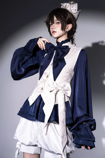 ホワイトムーンライトゴシッククラウンアクセサリー