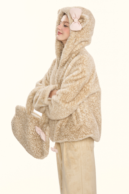 リトルミルクレオパードリボンフードコート