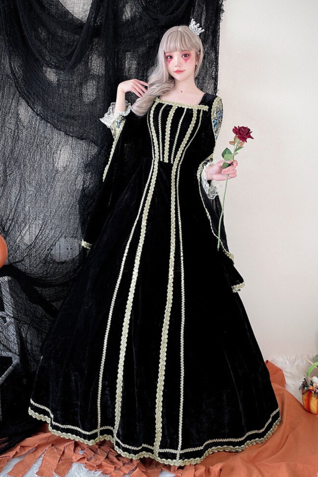 Retro Queen Witch Cosplay Dress