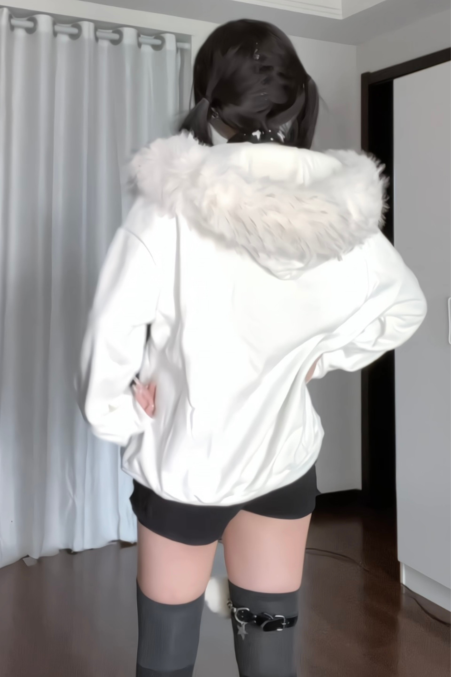 サブカルチャーファーフードルーズパーカー